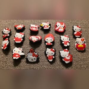 New set of 16 Hello kitty cat Croc Charms jibbitz.  MANY other themes av…